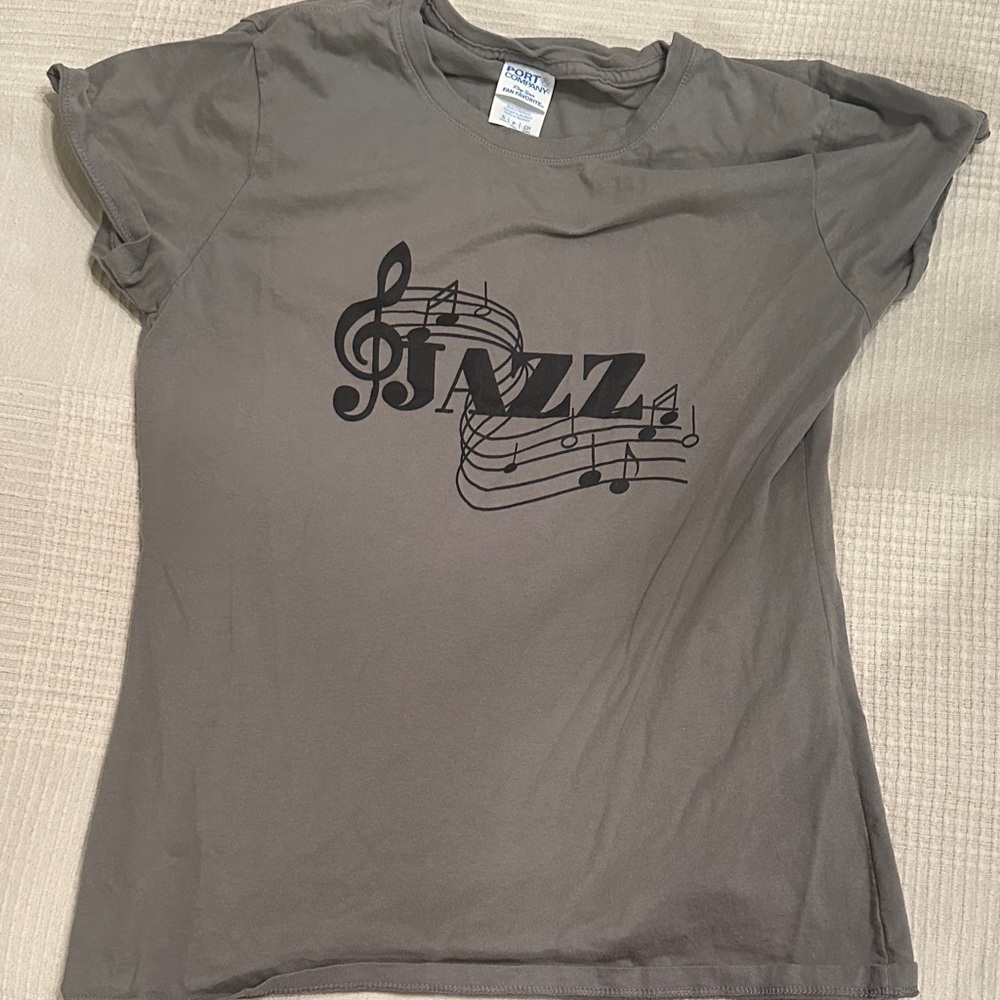 Port and Company Gray Jazz Tee - Short Sleeve